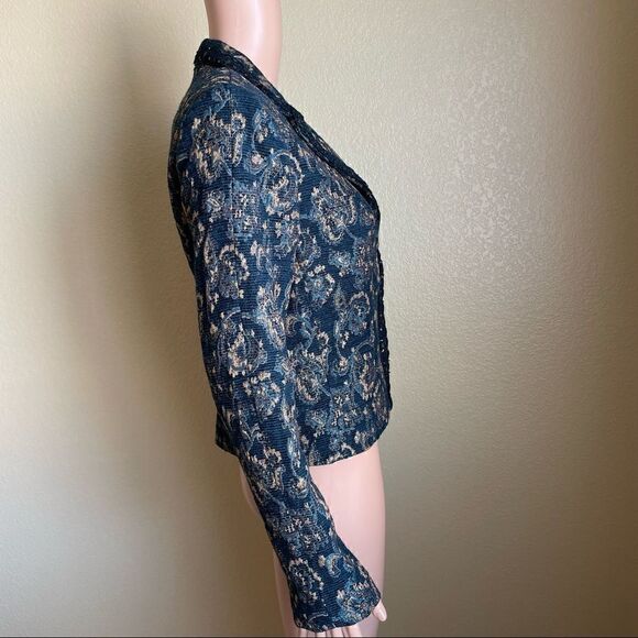 Alberto Makali Jacquard Sequin Women’s Blazer Size 6 - Picture 7 of 13